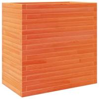 VidaXL Plantenbak 70x40x68,5 cm massief grenenhout wasbruin - thumbnail