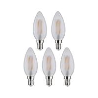 Paulmann 29096 LED-lamp Energielabel F (A - G) E14 Kaars 4.8 W Neutraalwit (Ø x h) 35 mm x 98 mm 5 stuk(s) - thumbnail