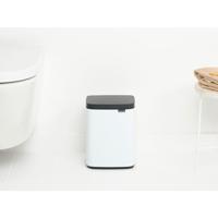 Brabantia Bo Afvalemmer 4L Wit - thumbnail