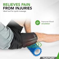 Tunturi Foam roller l 33 cm l Ø 14 cm l blauw - thumbnail