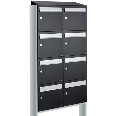 Allux Flow Set 2-Breed, 4-Hoog Met Dak Op Statief Zwart - 40040070_2x4ds Allux Flow Set 2-Breed, 4-Hoog Met Dak Op Statief Zwart - 40040070_2x4ds