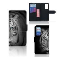 Huawei P40 | Telefoonhoesje | Met pasjeshouder | Tijger - thumbnail