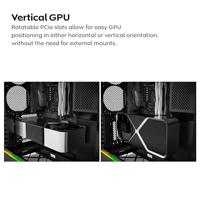 MONTECH Midi-tower Behuizing, Gaming-behuizing, PC-behuizing Zwart - thumbnail