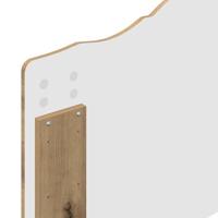 Bedframe met hoofdeinde Artisan Eiken 90 x 200 cm Bewerkt hout - thumbnail