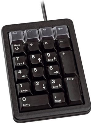 Cherry G84-4700 numeriek toetsenbord USB Zwart