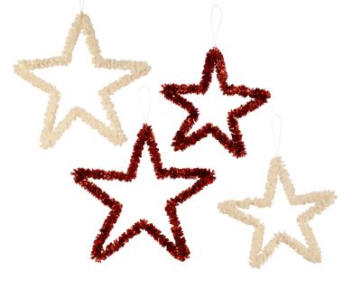 Ster plastic d40h4,5 cm kerstrood a4 KSD - Ksd Ster plastic d40h4,5 cm kerstrood a4 KSD - Ksd