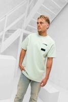 Malelions Nylon Pocket T-Shirt Heren Lichtgroen - Maat M - Kleur: Lichtgroen | Soccerfanshop - thumbnail