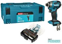 Makita DTD173ZJX1 | Accu Slagschroevendraaier | 18V | excl. accu&apos;s en lader, in Mbox met bitset - DTD173ZJX1 - thumbnail