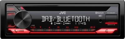 JVC KDDB622BT Autoradio enkel DIN Aansluiting voor stuurbediening, Bluetooth handsfree, DAB+ tuner JVC KDDB622BT Autoradio enkel DIN Aansluiting voor stuurbediening, Bluetooth handsfree, DAB+ tuner
