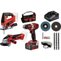 Einhell TE-TK 18/3 Li Kit JS+CD+AG Power X-Change 4257241 Gereedschapsset Incl. tas - thumbnail