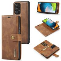 For Samsung Galaxy A53 5G DG.MING Crazy Horse Texture Detachable Magnetic Leather Phone Case(Brown) - thumbnail