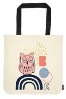 Moses shopper boekuil katoen 39 x 42 cm beige - thumbnail