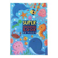 Kleurboek Super colouring book 96 blz. - thumbnail