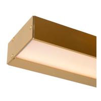 Lucide ALEXA - Wandlamp Badkamer - LED - 1x13W 2700K - IP44 - Mat Goud / Messing - thumbnail