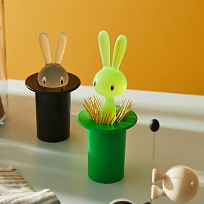 Alessi Magic Bunny Tandenstokerhouder kunststof geel