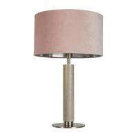 Searchlight Gouden tafellampLondon met roze kap - EU65721PI - thumbnail