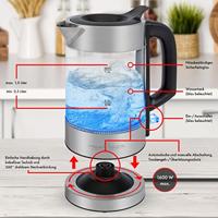 Profi Cook PC-WKS 1229 G Waterkoker Aantal/Volume: 1.0 l Inox - thumbnail