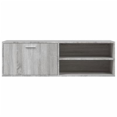 Tv-meubel 120x34x37 cm bewerkt hout grijs sonoma eikenkleurig