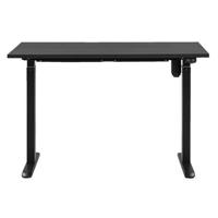 Bureau Homeworx zit/sta elektrisch verstelbaar - zwart/zwart - 75/118x120x70 cm - thumbnail