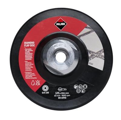 Rubi Flap disc 100/120 Med. Korrel | 125mm | M14 - 32938