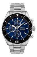 Boss heren chronograaf Ocean Edition roestvrij stalen armbandhorloge 46 mm - thumbnail