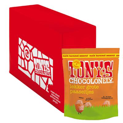Tony's Chocolonely - Paaseitjes Melk Karamel Zeezout - 24x 178g Tony's Chocolonely - Paaseitjes Melk Karamel Zeezout - 24x 178g