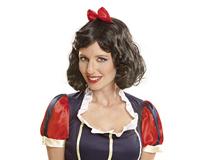 Pruik My Other Me Rood Sneeuwwitje Één maat - thumbnail