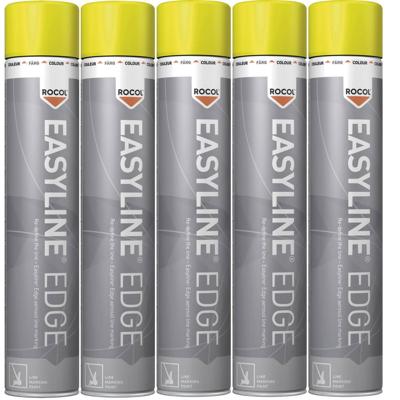 Rocol RS47001-5 Easyline EDGE lijnmarkeerverf Geel 5 stuk(s)
