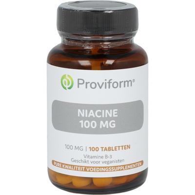 Proviform Proviform Vitamine B3 Niacine 100 Mg (100tb) Proviform Proviform Vitamine B3 Niacine 100 Mg (100tb)