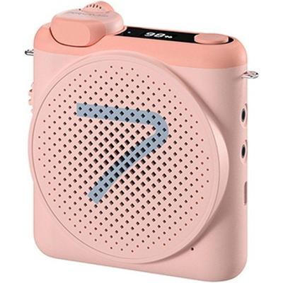 7Ryms Presentatie-speaker met draadloze microfoon - roze