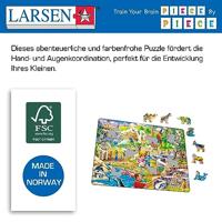 Selecta Larsen legpuzzel dieren - in de dierentuin, 48st. - thumbnail