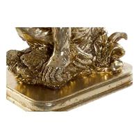 Decoratieve figuren DKD Home Decor Gouden Koloniaal Aap Blad van een plant 16,5 x 10,6 x 22,5 cm - thumbnail