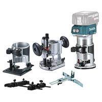 Makita accu boven- en kantenfrees - DRT50ZJX9 - 18V - excl. accu en lader - in Mbox met accessoires - thumbnail