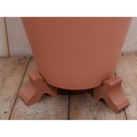 Potcomponent Potzetter Lichtbruin 3 stuks voor een ronde pot - Warentuin mix - thumbnail