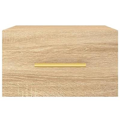 Nachtkastje wandgemonteerd 35x35x20 cm sonoma eikenkleurig Nachtkastje wandgemonteerd 35x35x20 cm sonoma eikenkleurig
