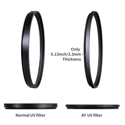 K&F Concept UV filter met multi layer coating 58mm - Classic serie slim multicoated filter met blauwe coating
