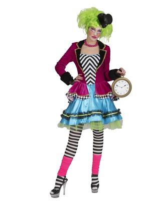 Wicked Mad Hatter Jurk Dames