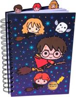 Harry Potter notitieboek Zweinstein Led junior A5 papier blauw - thumbnail