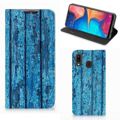 Samsung Galaxy A30 Book | Wallet Case | Wood Blue