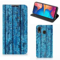 Samsung Galaxy A30 Book | Wallet Case | Wood Blue - thumbnail