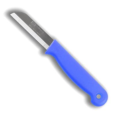 Solinger aardappelmesje 6 cm rvs/blauw - thumbnail