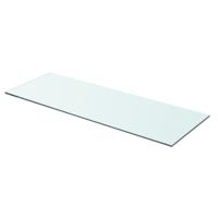 Wandschap transparant 70x25 cm glas - thumbnail