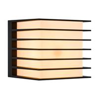 Buitenlamp zwart gevelverlichting E27 fitting &apos;Fluctus&apos; 13 cm - thumbnail