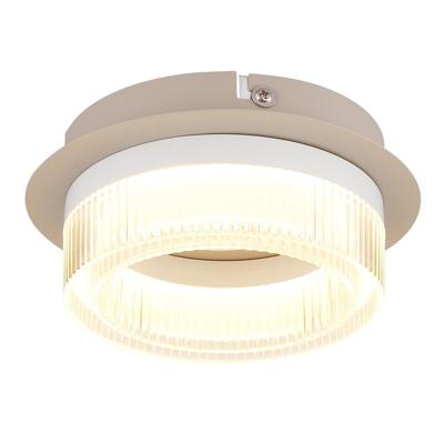 Globo Moderne plafondlampZara zand bruin Ø 16cm - 48046D