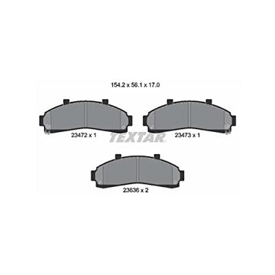 Remblokkenset, schijfrem 2347201