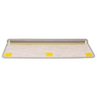 Trapmatten zelfklevend Sisal-Look 30 st 65x21x4 cm Platina - thumbnail