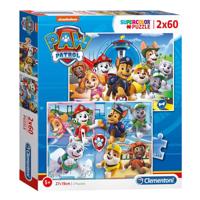 Clementoni puzzel paw patrol, 2x60st. - thumbnail