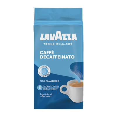 Lavazza DEK Classico Cafeïnevrije - gemalen koffie - 20 x 250 gram