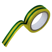 Isolatietape | 15 mm | 4.5 m | Geel/groen - 00.425.69 - thumbnail