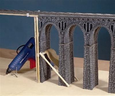 NOCH 58660 H0 Breuksteenviaduct 1 spoor Universeel (l x b x h) 370 x 44 x 245 mm